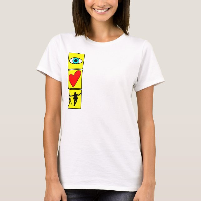 i love west coast swing / dance T-Shirt (Front)