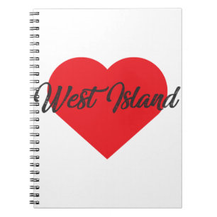 I Love West Island - Cocos Islands Notebook