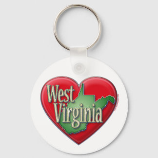 I love West Virginia Keychain