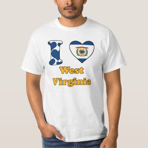 I love West Virginia T_Shirt