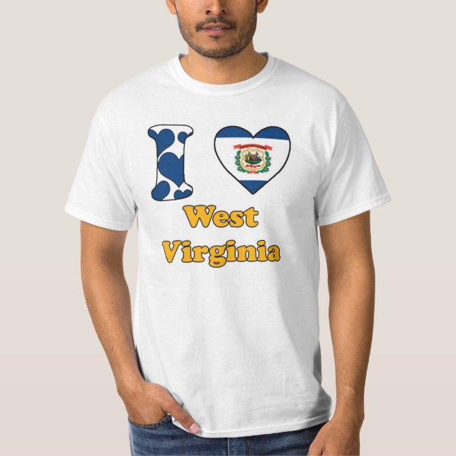 I love West Virginia T-Shirt (Front)