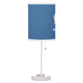 I Love Westie Dogs - West Highland White Terrier Table Lamp (Left)