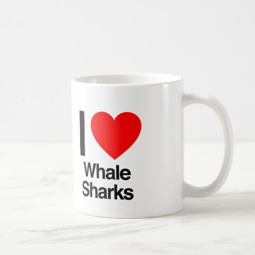 i love whale sharks coffee mug