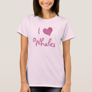 I Love Whales T-Shirt