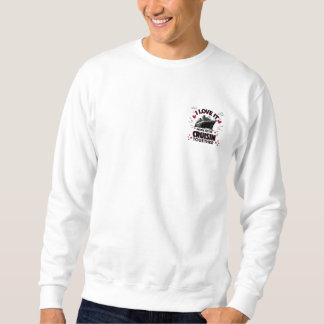 'I Love When We're Cruisin’ Together' – Romantic Embroidered Sweatshirt