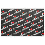 I LOVE WHISKEY FABRIC