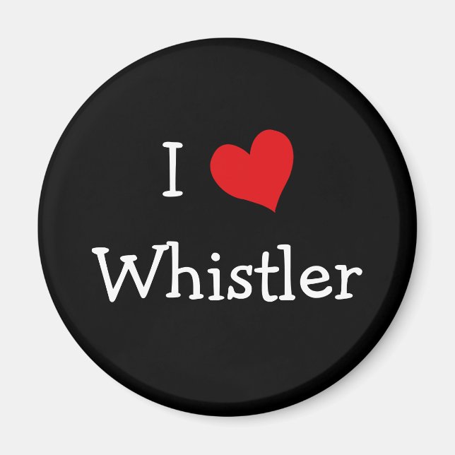 I Love Whistler Magnet (Front)