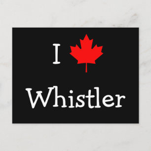 I Love Whistler Postcard