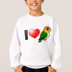 I Love White-bellied Parrots Kids' American Apparel Organic T-Shirt
