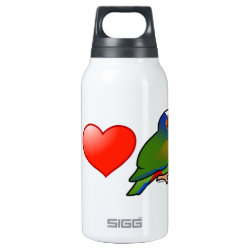 I Love White-crowned Parrots SIGG Thermo Bottle (0.5L)