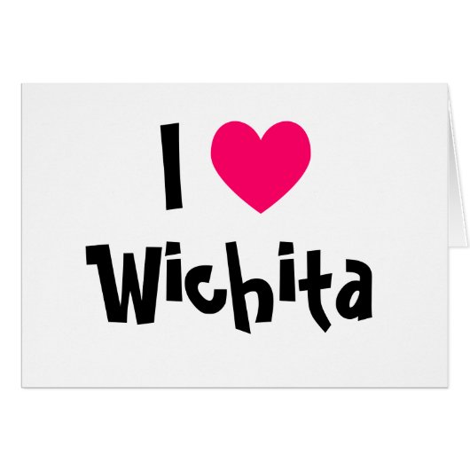 I Love Wichita Cards (Front Horizontal)