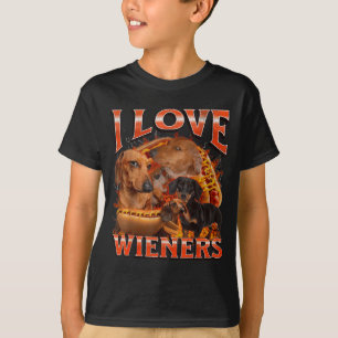 I Love Wieners Funny Offensive Dachshund Bootleg G T-Shirt