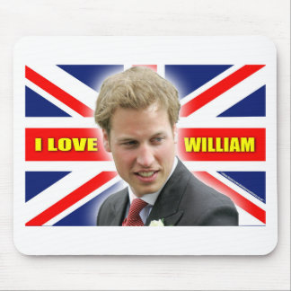 I Love William Mouse Pad