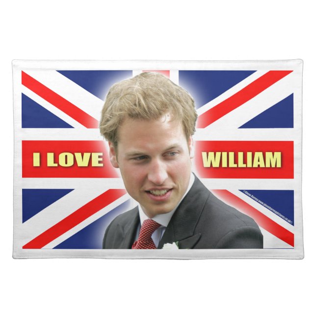 I Love William Placemat (Front)