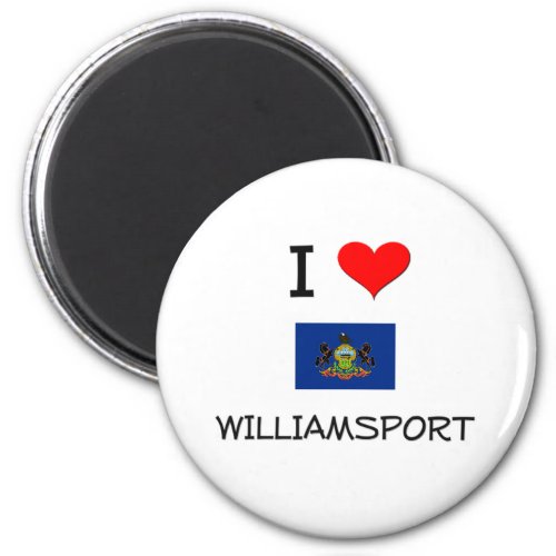 I Love Williamsport Pennsylvania Magnet