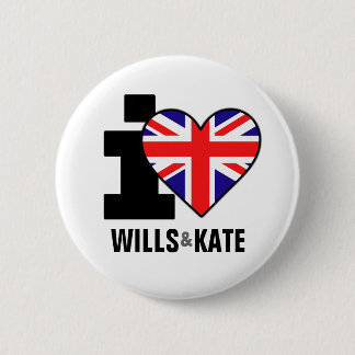 I Love Wills & Kate Button