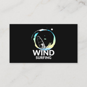 I Love Windsurfing Business Card