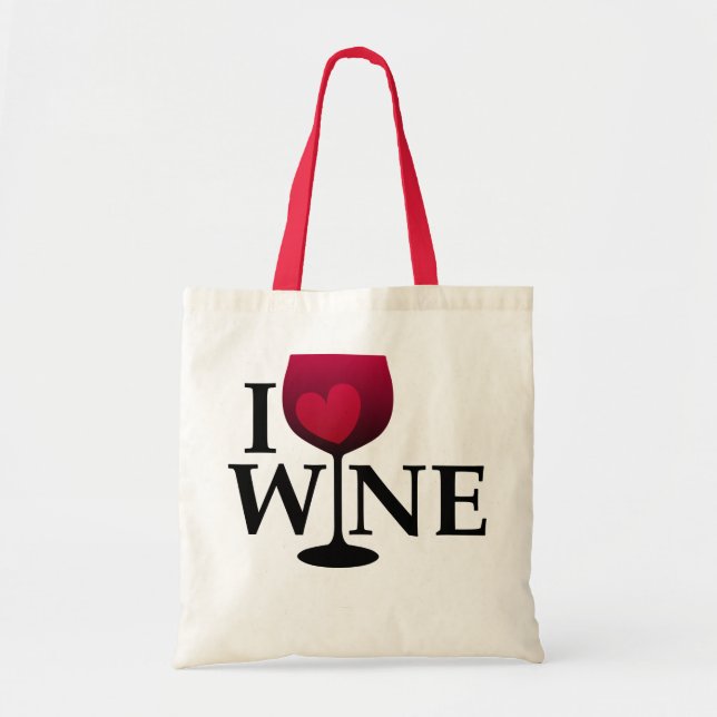 I Love Wine Bag (Front)
