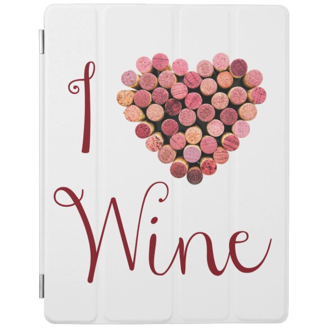 I Love Wine iPad 2/3/4 Cover (Front)