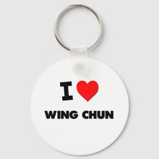 I Love Wing Chun Keychain
