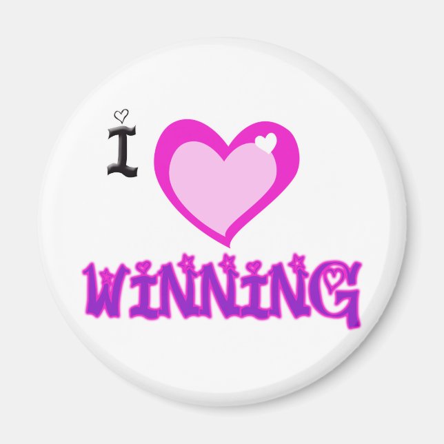 I LOVE Winning Magnet (Front)