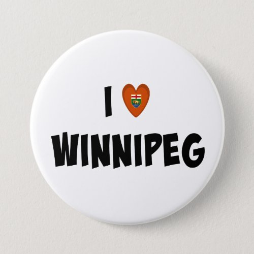 I Love Winnipeg Button