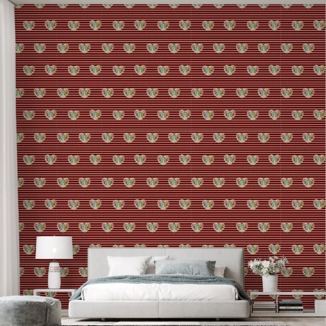I Love Winter Birds and Berries Wallpaper (Bedroom)