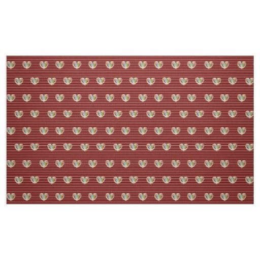 I Love Winter Birds & Berries 60" Polyester Poplin Fabric