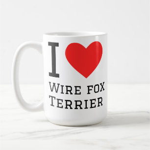 I love wire fox terrier coffee mug