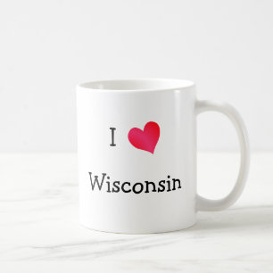 I Love Wisconsin Coffee Mug