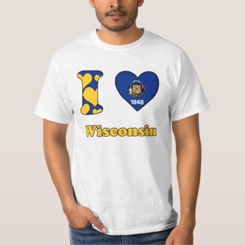 I love Wisconsin T_Shirt