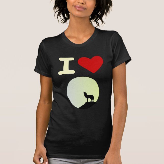 I love wolf T-Shirt (Front)