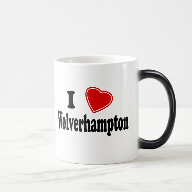 I Love Wolverhampton Color Morph Mug (Right)