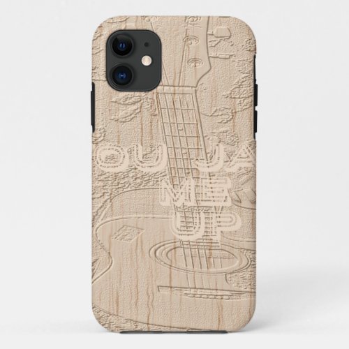 I love wood going brown Hakuna Matata iPhone 11 Case
