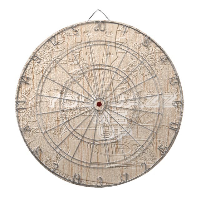 I love wood going brown Hakuna Matata Dart Board (Front)