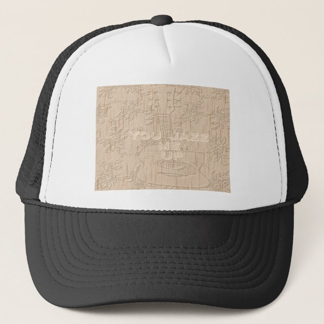 I love wood going brown Hakuna Matata Trucker Hat (Front)