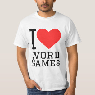 I love word games T-Shirt