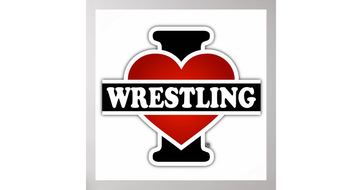 I Love Wrestling Poster