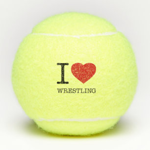 I love Wrestling Tennis Balls