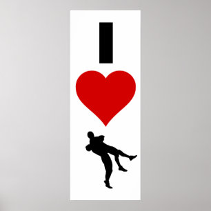 I Love Wrestling (Vertical) Poster