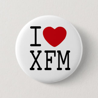I love XFM badge Button