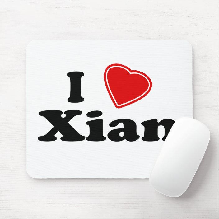I Love Xian Mousepad