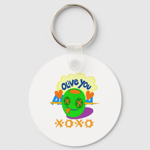 I Love XOXO Africa beautiful amazing text quote  Keychain