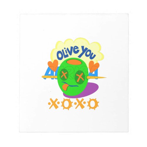 I Love XOXO Africa beautiful amazing text quote  Notepad