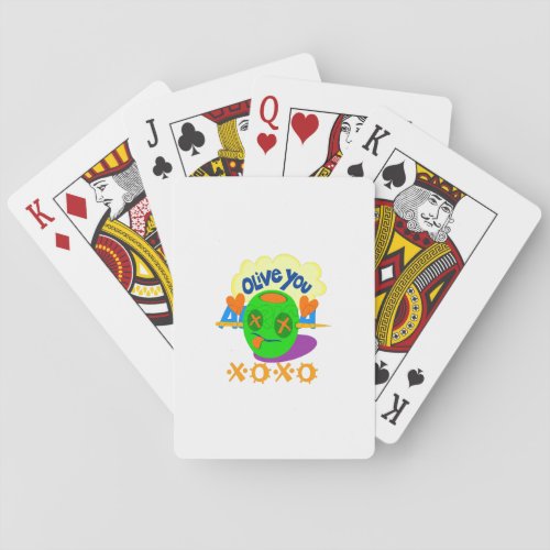 I Love XOXO Africa beautiful amazing text quote  Playing Cards