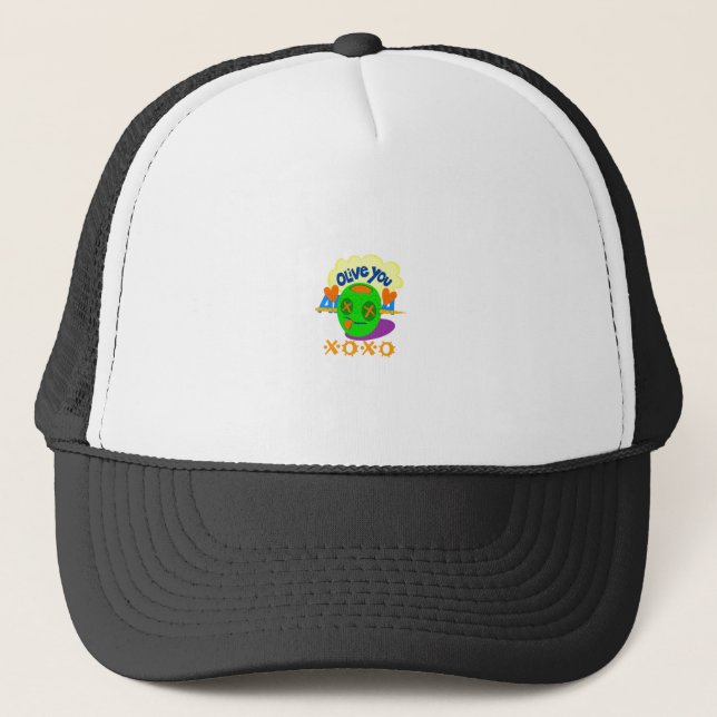 I Love XOXO Africa Trucker Hat (Front)