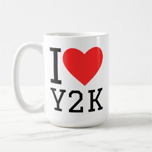 I love y2k coffee mug