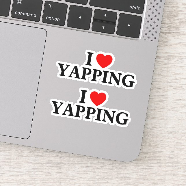 I love yapping Professional Yapper  Sticker (Detail)