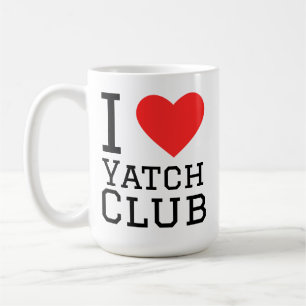 I love yatch club coffee mug
