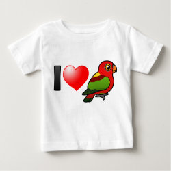 I Love Yellow-backed Lories Baby Fine Jersey T-Shirt